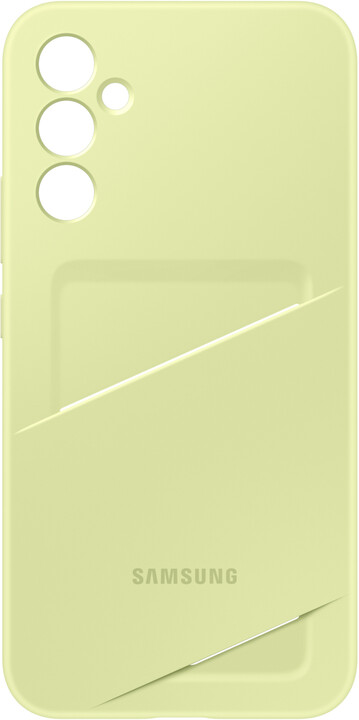Samsung ochranný kryt s kapsou na kartu pro Galaxy A34 5G, limetková_1214334975