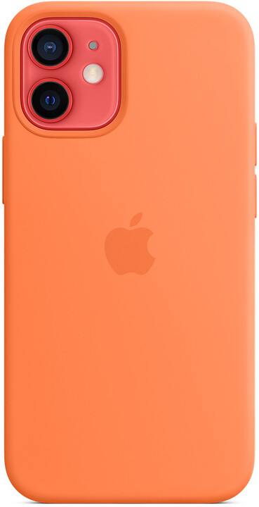 Apple silikonový kryt s MagSafe pro iPhone 12 mini, oranžová_1653997250