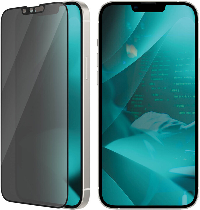 PanzerGlass ochranné sklo Privacy pro Apple iPhone 14 Plus/13 Pro Max s instalačním rámečkem_802522768