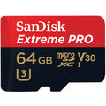SanDisk Micro SDXC Extreme Pro 64GB 100MB/s A1 UHS-I U3 V30 + SD adaptér_510625162