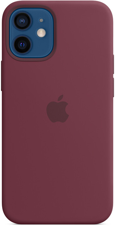 Apple silikonový kryt s MagSafe pro iPhone 12 mini, vínová_1045982097