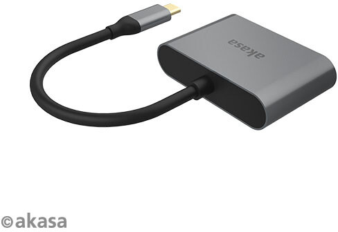 Akasa redukce USB Type C 2v1, HDMI, D-Sub, 18cm_1456221442