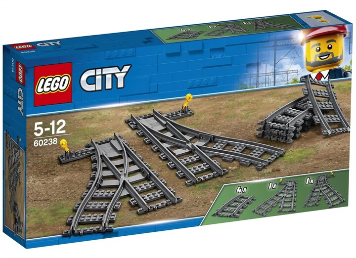 LEGO® City 60238 Výhybky, 8 ks_983891436