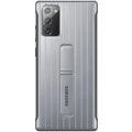 Samsung tvrzený ochranný kryt pro Samsung Galaxy Note20, se stojánkem, stříbrná_499612867
