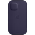 Apple kožený návlek s MagSafe pro iPhone 12/12 Pro, tmavě fialová_500773556
