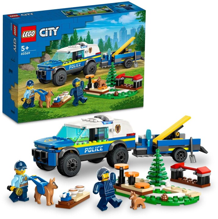 Extra výhodný balíček LEGO® City 60372 Policejní akademie a 60369 Mobilní cvičiště policejních psů_333309194