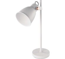 Emos stolní lampa JULIAN na žárovku E27, bílá Z7621W