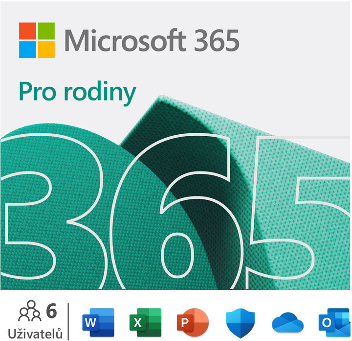 Microsoft 365 pro rodiny 1 rok - elektronicky_761506838