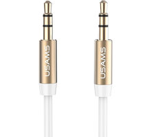 USAMS YP-01 Audio kabel 3,5/3,5mm (EU Blister), bílá_119324337