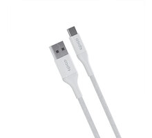 EPICO nabíjecí kabel USB-A - USB-C, opletený, 1.2m, bílá 9915141100004