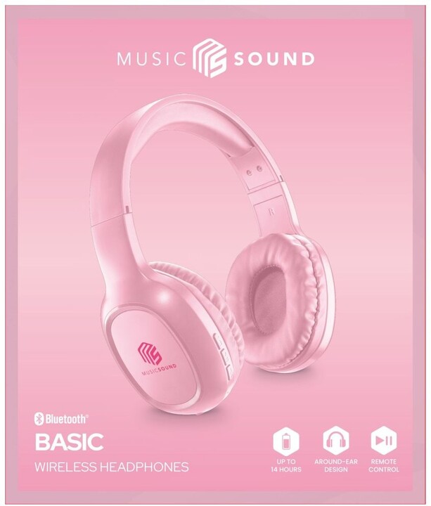 Music Sound Basic, růžová_962391105