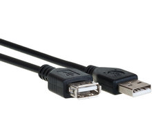 AQ KCV018, USB 2.0 prodlužovací kabel A (samec) - A (samice), 1,8m_1250262952