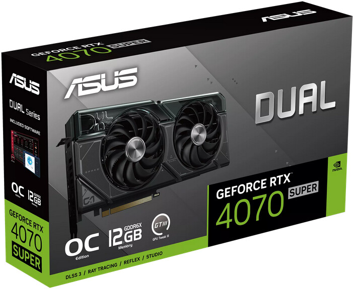 ASUS Dual GeForce RTX 4070 SUPER OC Edition, 12GB GDDR6X_1571608505