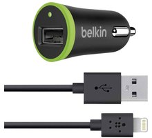 Belkin autoadaptér pro Apple iPad mini, iPhone, 1,2m, černá_665899806