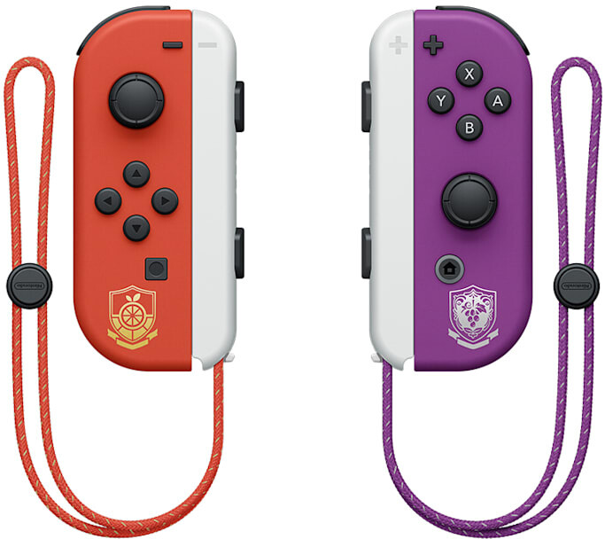 Nintendo Switch – OLED Model - Pokémon Scarlet &amp; Violet edition, červená/modrá_1576375994