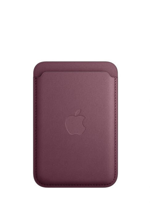 Apple FineWoven peněženka s MagSafe pro iPhone, morušově rudá_700890850