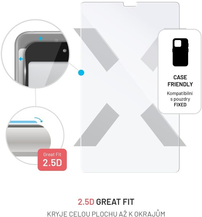 FIXED ochranné sklo pro Samsung Galaxy Tab A9 Kids Edition, čirá_1669370522