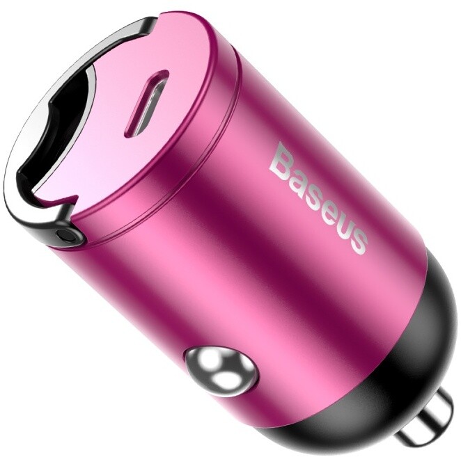 Baseus Tiny Star Mini nabíječka do automobilu USB-C (30W), růžová_1433965131