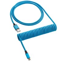 CableMod Classic Coiled Cable, USB-C/USB-A, 1,5m, Spectrum Blue_125328308