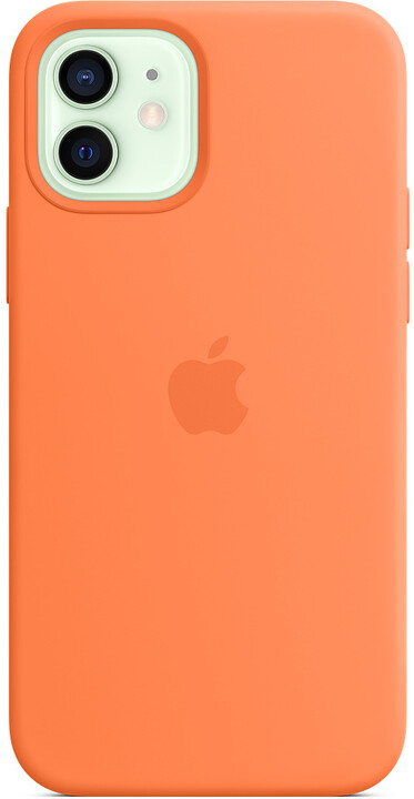 Apple silikonový kryt s MagSafe pro iPhone 12/12 Pro, oranžová_1163029460