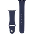 COTEetCI silikonový sportovní náramek pro Apple watch 42 / 44 mm / 45mm, půlnoční modrá_1687401097