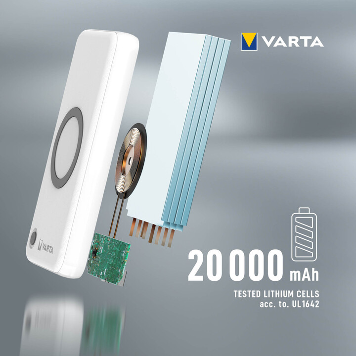VARTA bezdrátová powerbanka Portable Wireless, 20000mAh_682668849