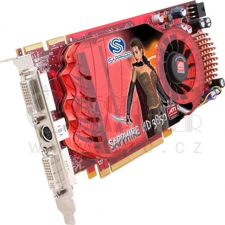 Sapphire ATI Radeon HD 3850 512MB, PCI-E, lite retail_2048662039