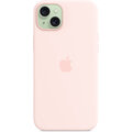 Apple Silikonový kryt s MagSafe pro iPhone 15 Plus, světle růžová_2118570375