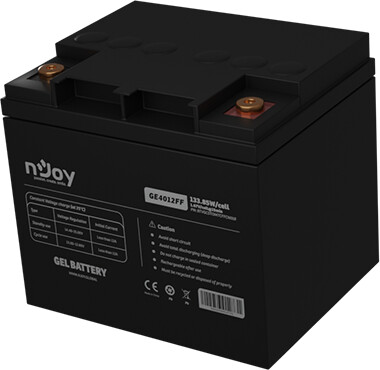 nJoy GE4012FF, 12V/40Ah, VRLA AGM, T6- Baterie pro UPS_838802969