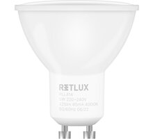 Retlux žárovka RLL 414, LED, GU10, 5W, studená bílá 50005522