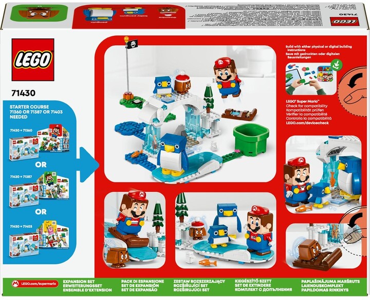 LEGO® Super Mario™ 71430 Sněhové dobrodružství s rodinou penguin – rozšiřující set_1046967748