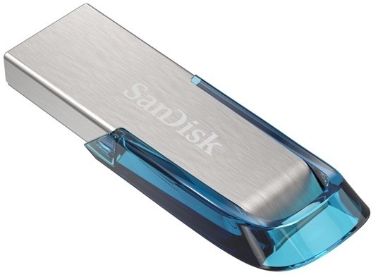 SanDisk Ultra Flair 128GB modrá_267017004