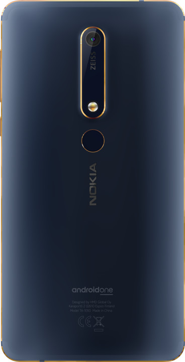 Nokia 6.1 2018, Single Sim, 32GB, modrá_1378793786