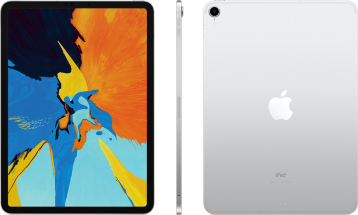 Apple iPad Pro Wi-Fi + Cellular, 11&quot; 2018 (1. gen.), 256GB, stříbrná_1877482984