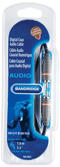 Bandridge BAL4801 Digitální Coaxial Kabel 1m_354644527