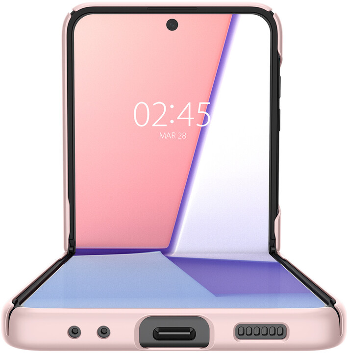Spigen ochranný kryt AirSkin pro Samsung Galaxy Z Flip4, růžová_1660293605