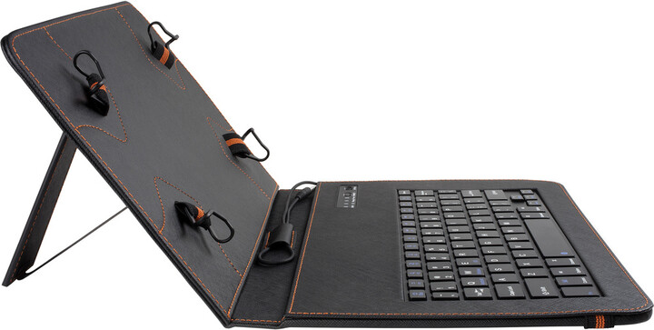 YENKEE univerzální pouzdro na tablet 10&quot; s bluetooth klávesnicí YBK 1050, černá_777250766