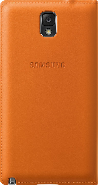 Samsung EF-WN900BO flip pouzdro pro Galaxy Note 3, oranžová_432461067