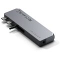 Satechi Aluminium Pro Hub Mini, USB4 96W, 6K@60Hz, 2x USB-A 3.0, Ethernet, USB-C, Audio, šedá_54457875