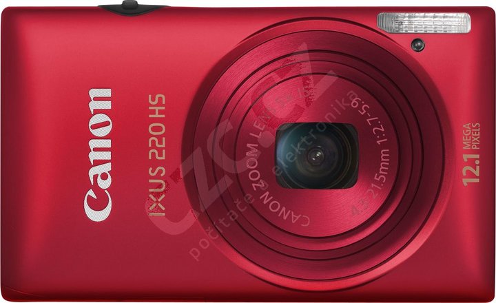 Canon IXUS 220 HS, červený_2071739963