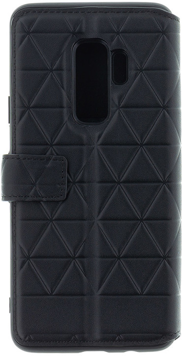 BMW Hexagon Leather Book Case Black pro Samsung G965 Galaxy S9 Plus_110396261