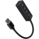 AXAGON MINI hub USB-A 3.2 Gen1 - 4xUSB-A, 5Gbit/s, OTG, 20cm, černá