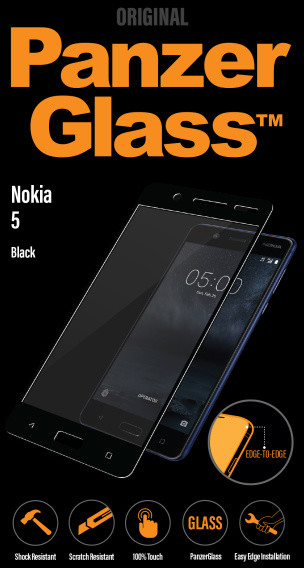 PanzerGlass Edge-to-Edge pro Nokia 5, černé_698632537