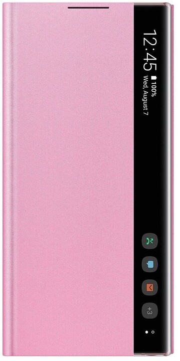 Samsung flipové pouzdro Clear View pro Galaxy Note10, růžová_1120644757