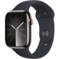 Apple Watch Series 9, Cellular, 45mm, Graphite Stainless Steel, Midnight Sport Band - S/M_1933531801