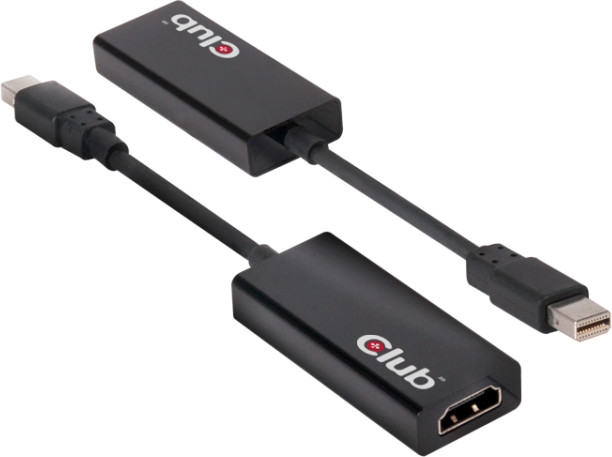 Club3D Mini DisplayPort 1.2 na HDMI 2.0, podpora 4K/60Hz, aktivní adaptér, 15cm_983798863
