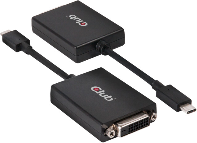 Club3D USB 3.1 TYPE C na DVI-D, aktivní převodník_1499724556