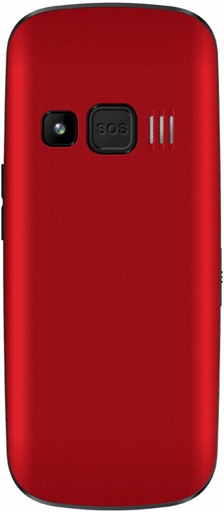 Evolveo EasyPhone EG s nabíjecím stojánkem, červená_1025451302