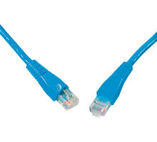 Solarix Patch kabel CAT6 UTP PVC 2m modrý snag-proof