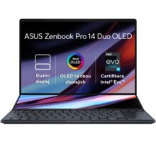 ASUS Zenbook Pro 14 Duo OLED (UX8402, 13th Gen Intel), černá UX8402VU-OLED026WS